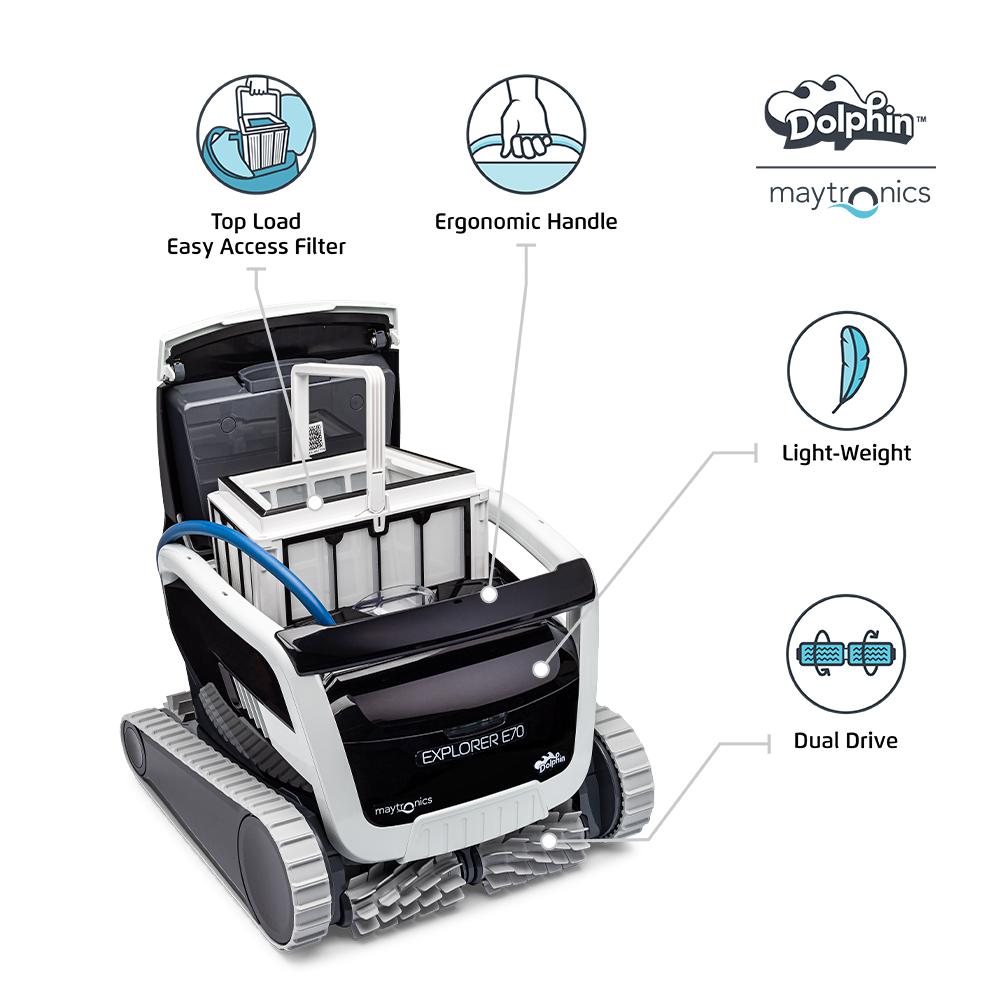 Dolphin Explorer E70 Pool Cleaner Review